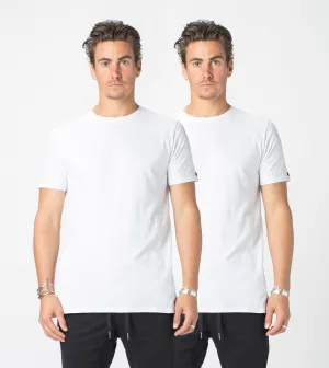 2 Pack Flintlock Tee White/White