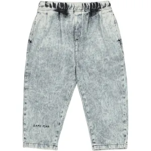 Acid Wash Loose Fit Denim Trousers by Beau Loves