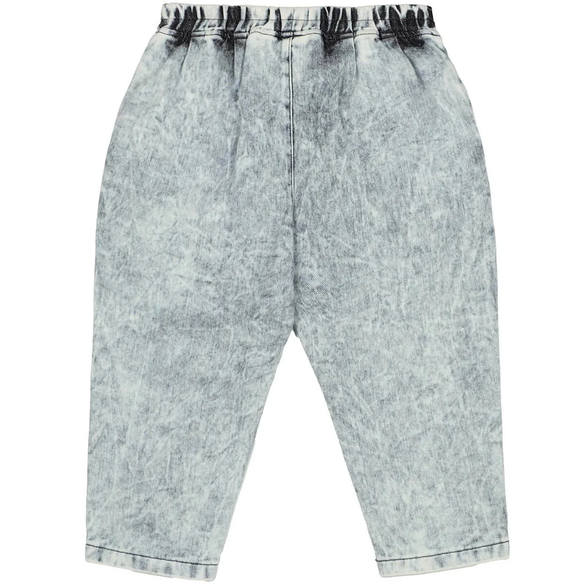 Acid Wash Loose Fit Denim Trousers by Beau Loves