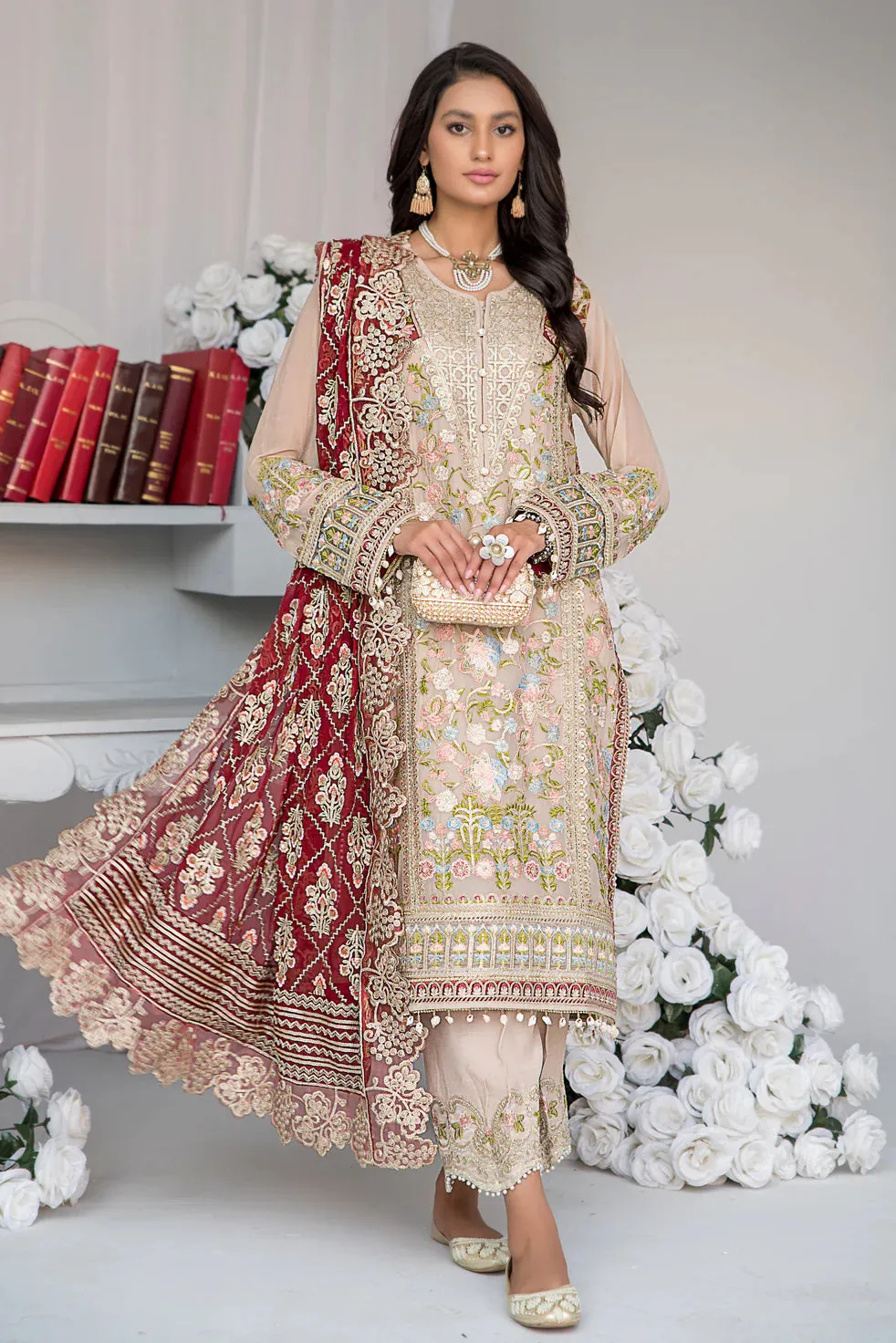 ALEEZAY FORMAL CHIFFON DRESS 11
