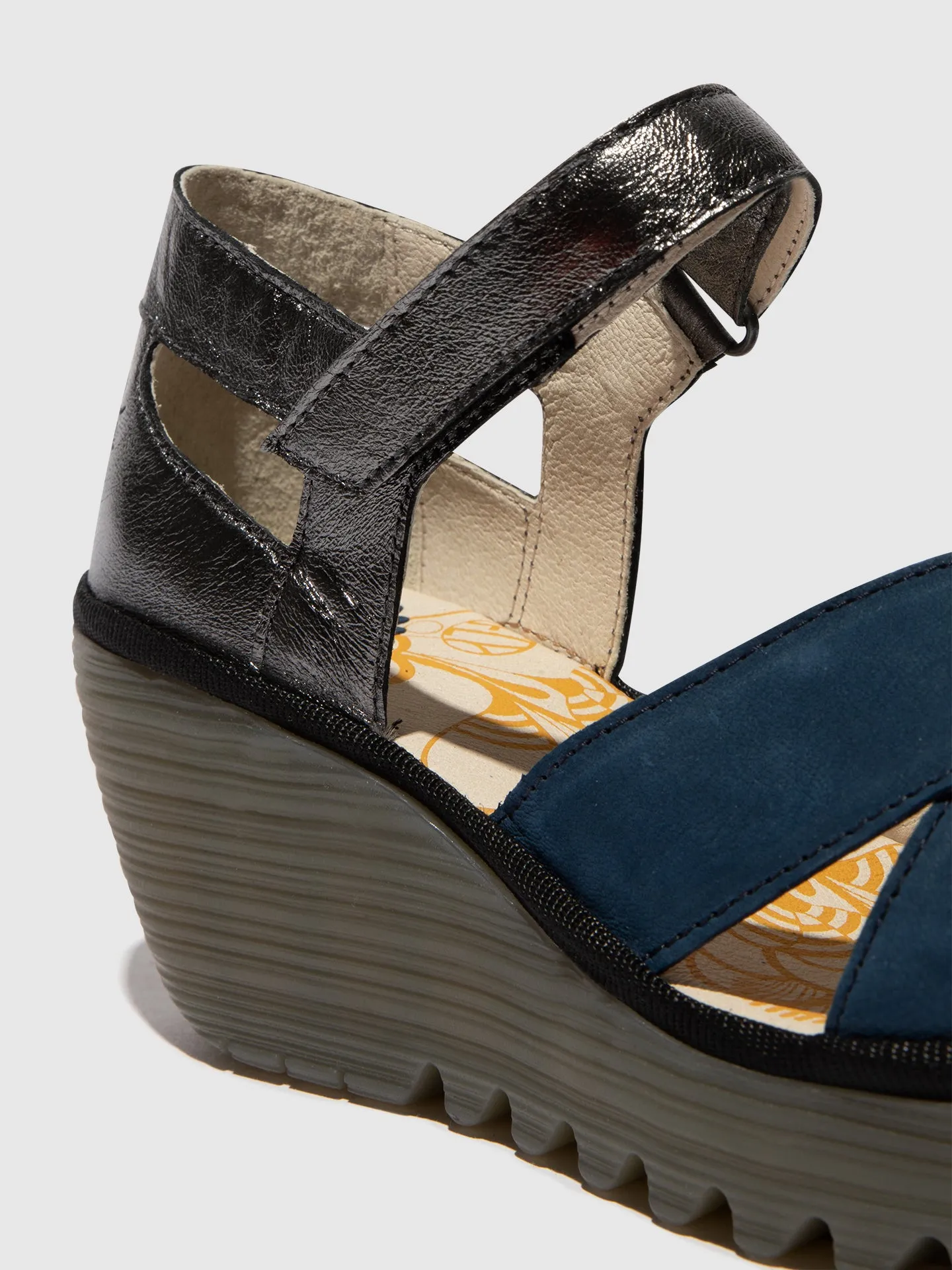 Ankle Strap Sandals YENT365FLY BLUE/GRAPHITE