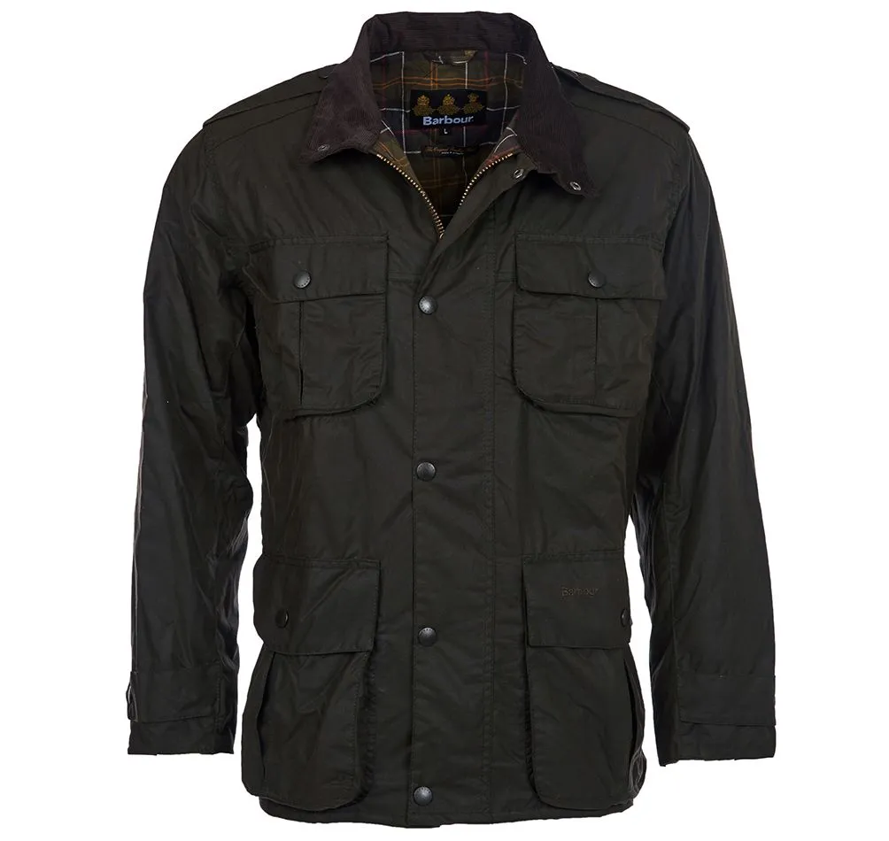 BARBOUR TROOPER WAXED COTTON JACKET