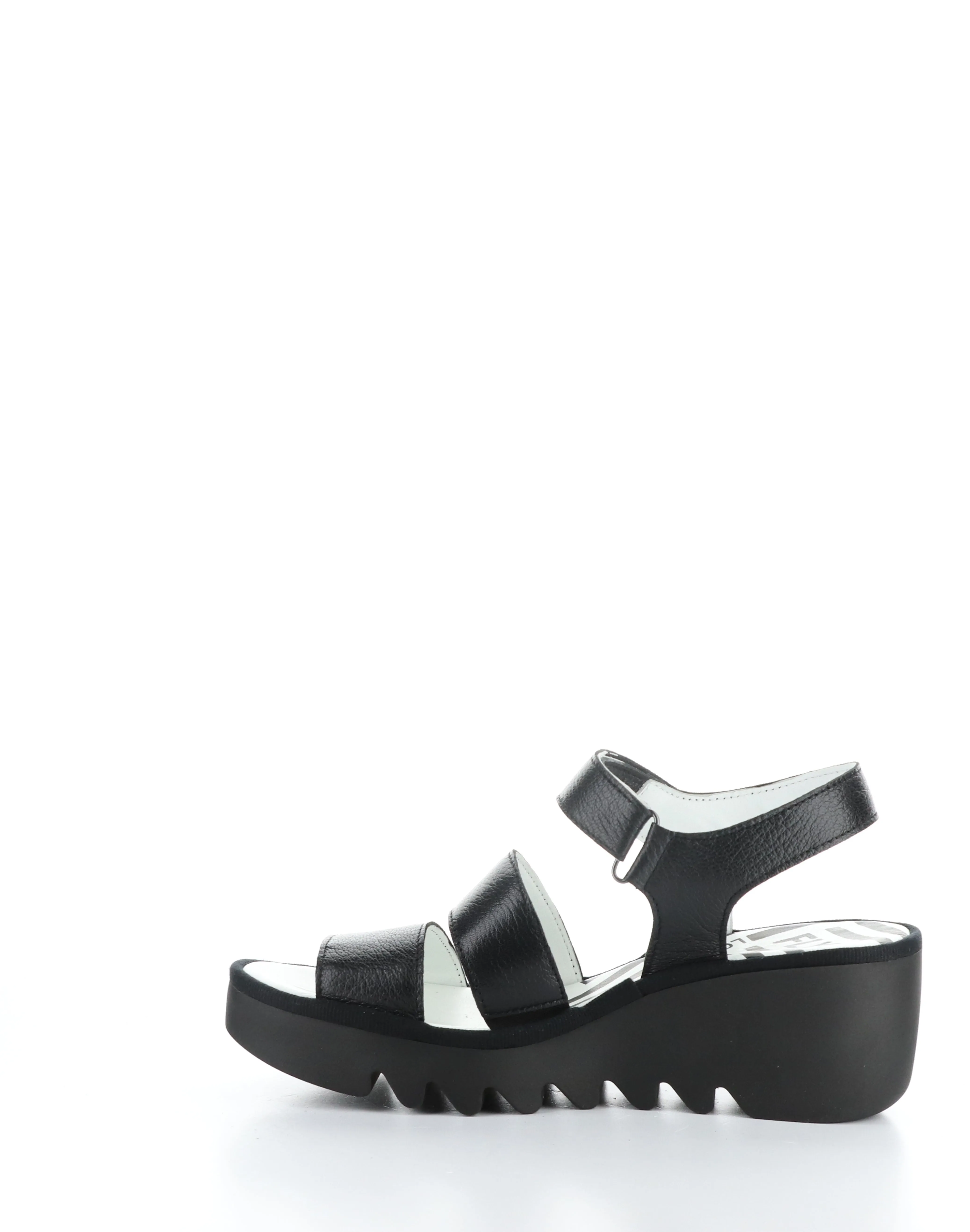 BEXY575FLY 001 BLACK Velcro Sandals