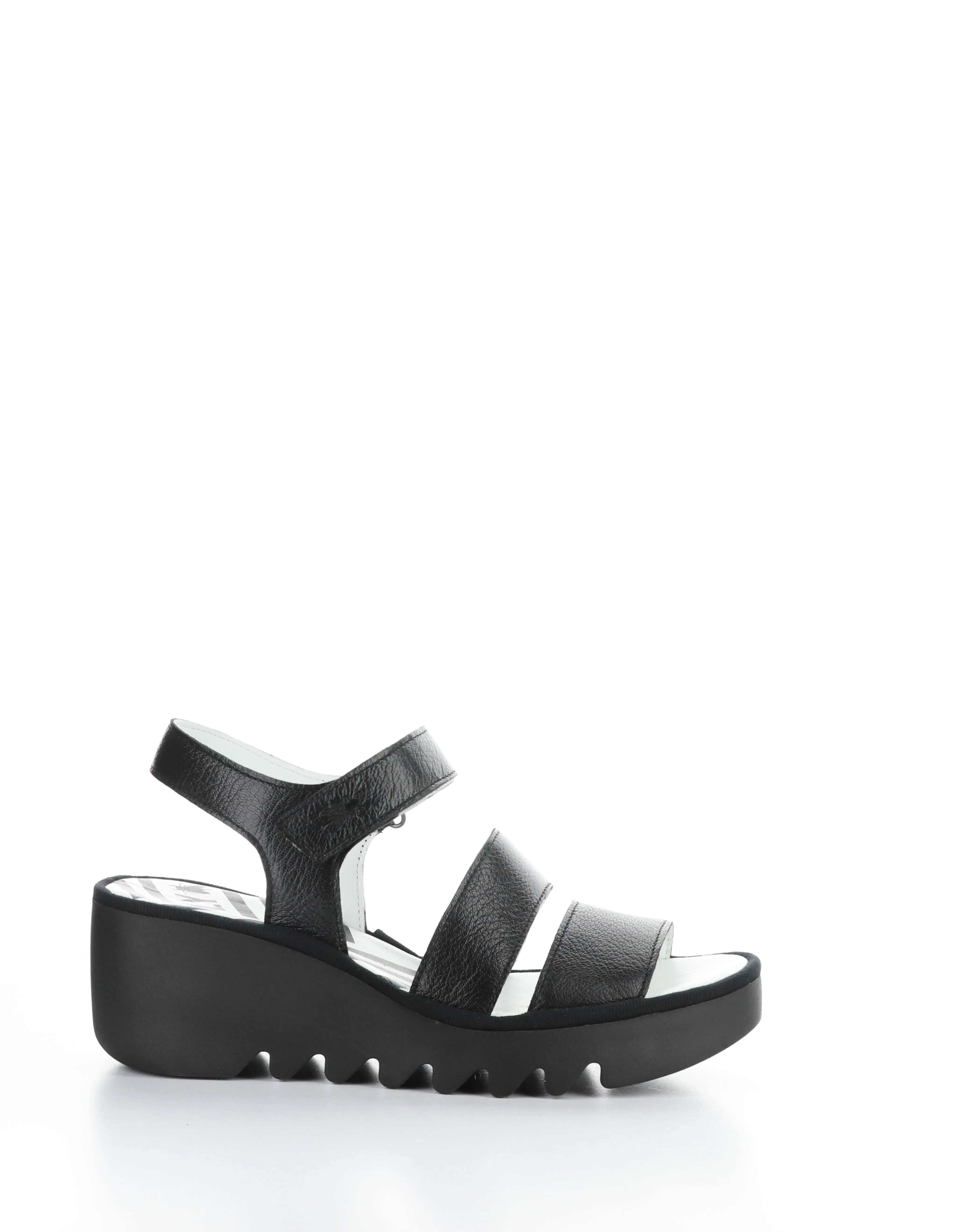 BEXY575FLY 001 BLACK Velcro Sandals