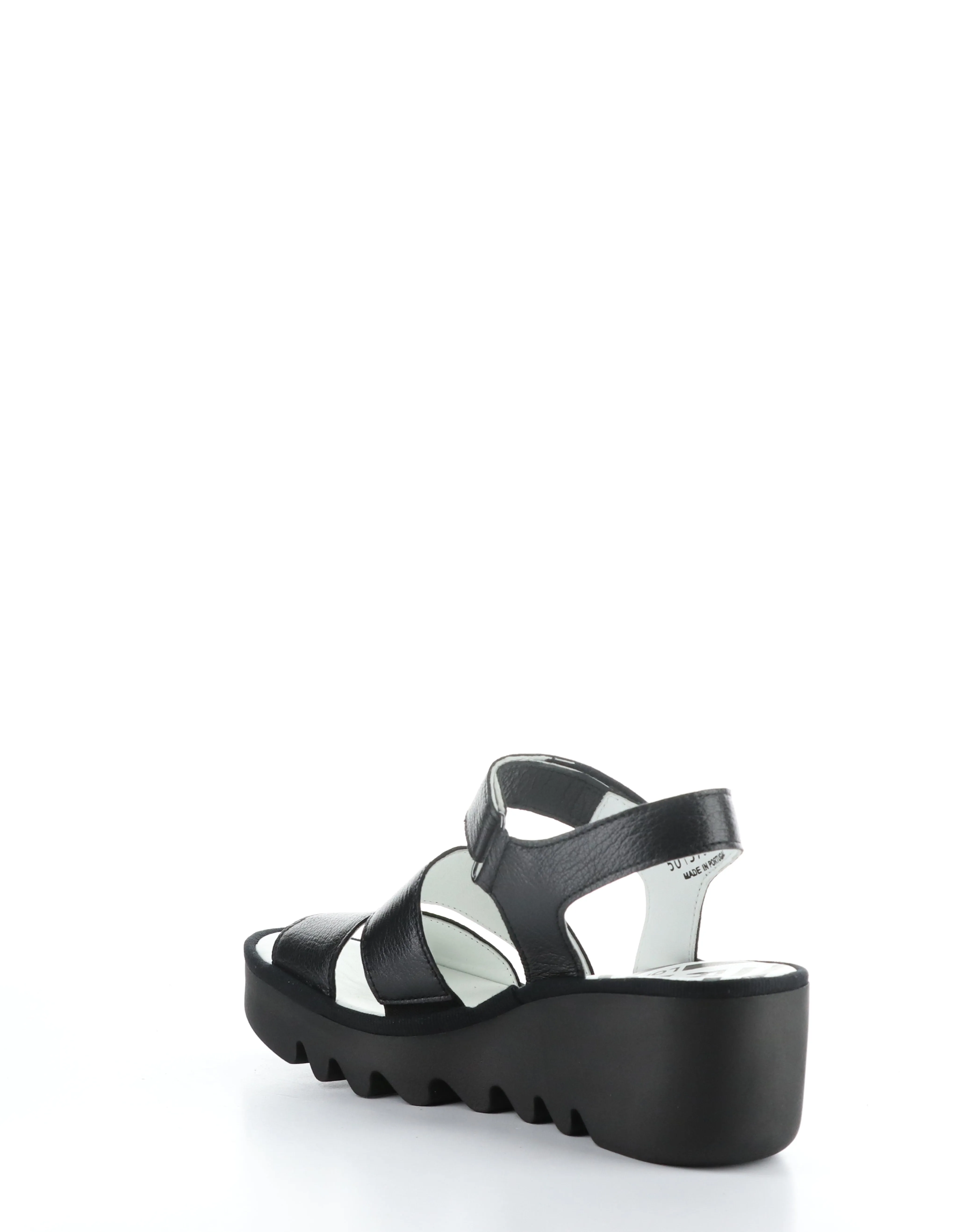 BEXY575FLY 001 BLACK Velcro Sandals