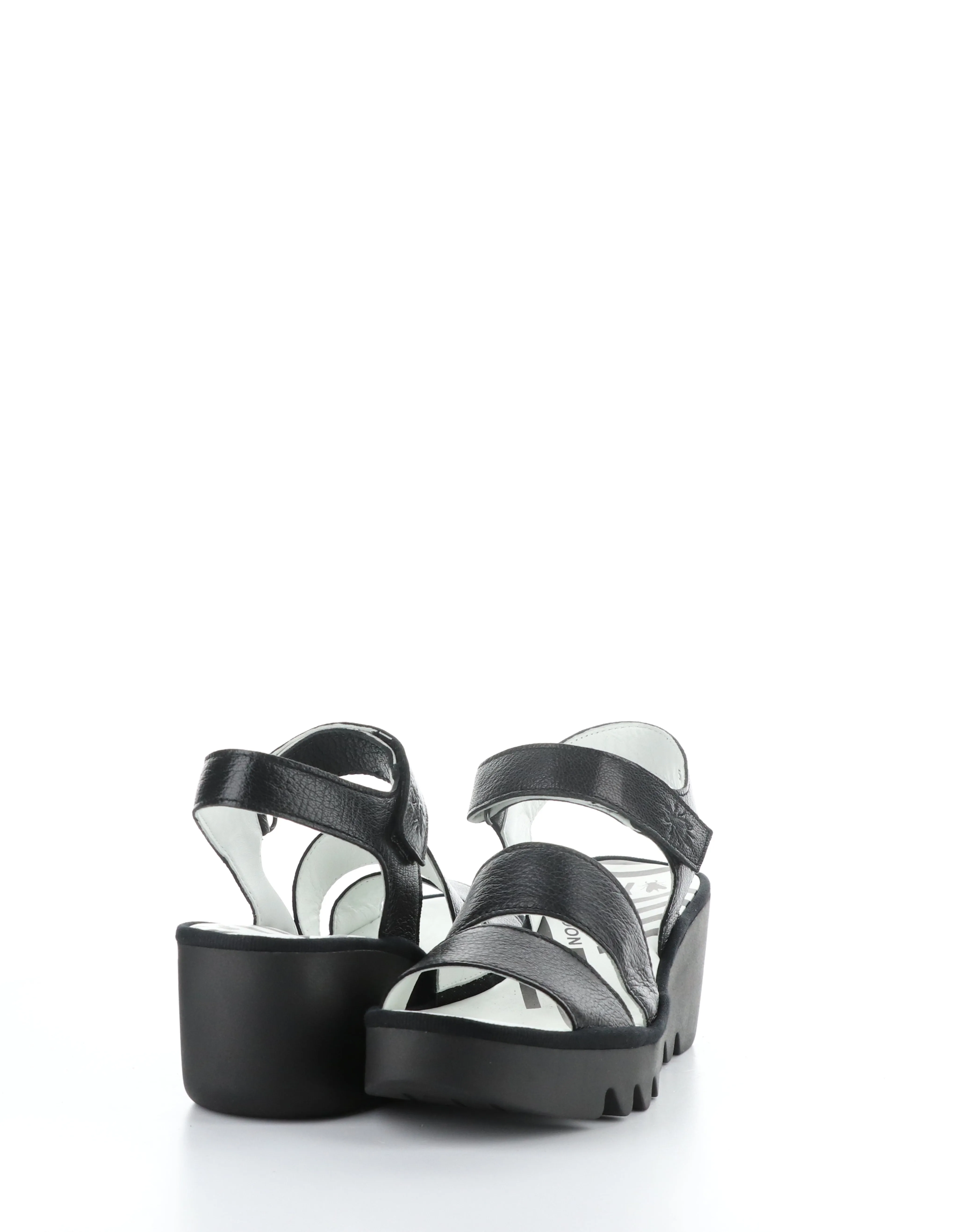 BEXY575FLY 001 BLACK Velcro Sandals