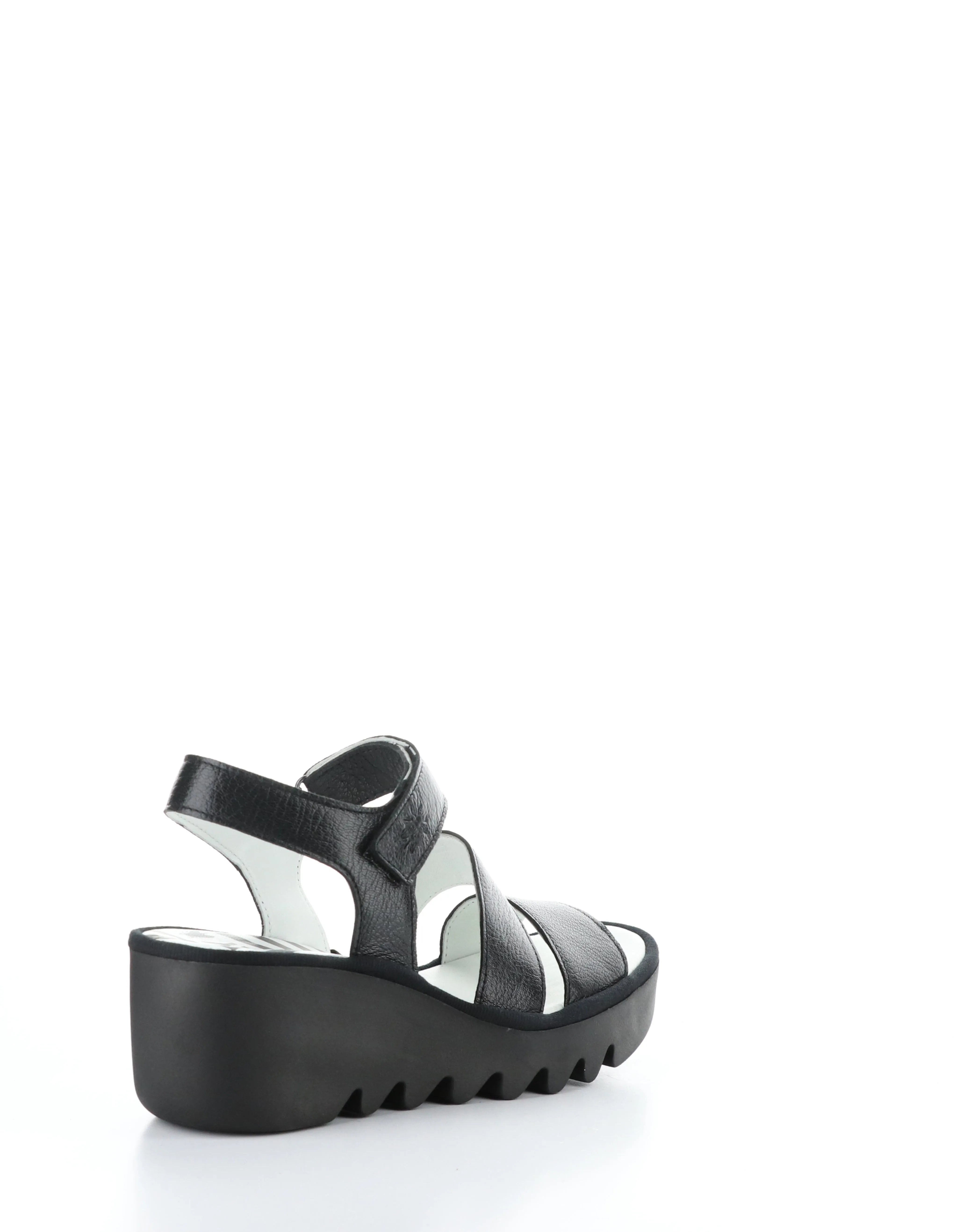 BEXY575FLY 001 BLACK Velcro Sandals
