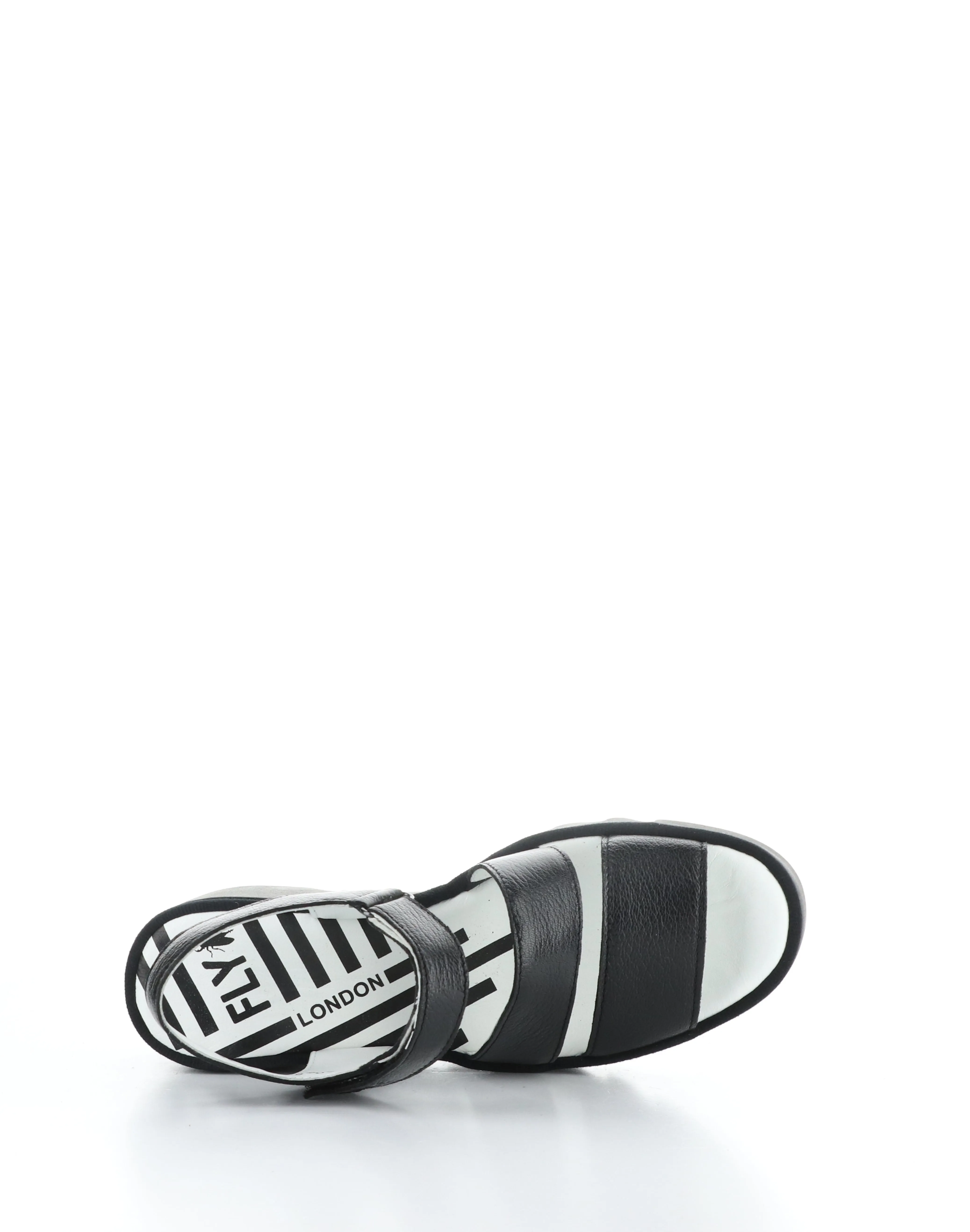 BEXY575FLY 001 BLACK Velcro Sandals
