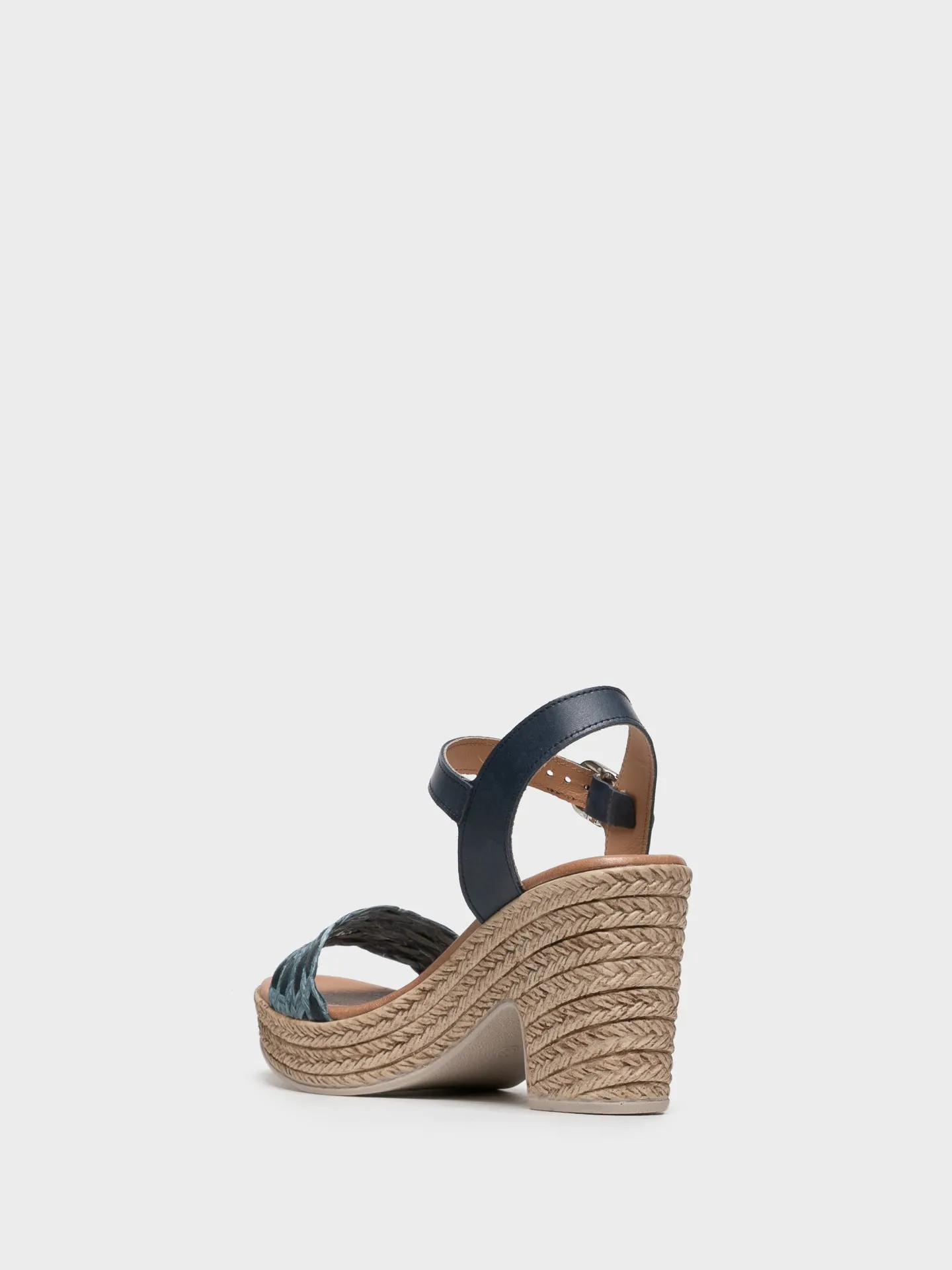 Blue Ankle Strap Sandals