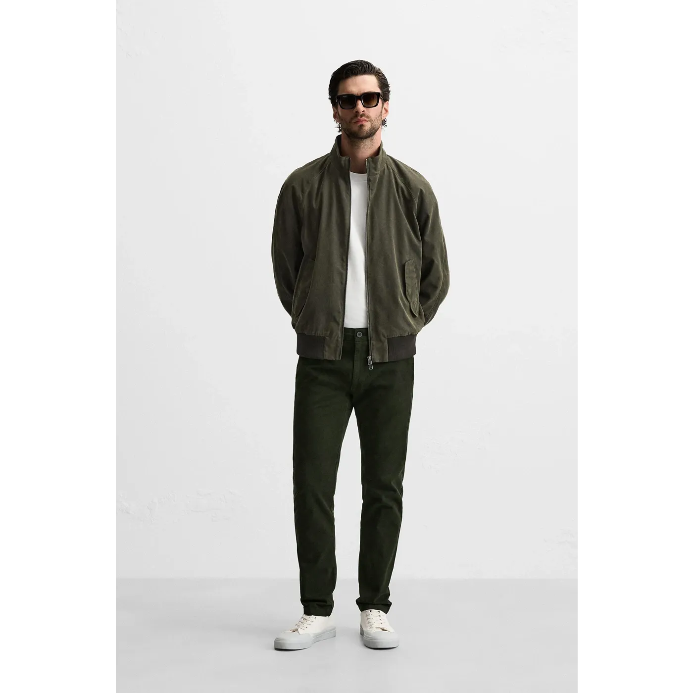Bottle Green Slim Fit Chinos