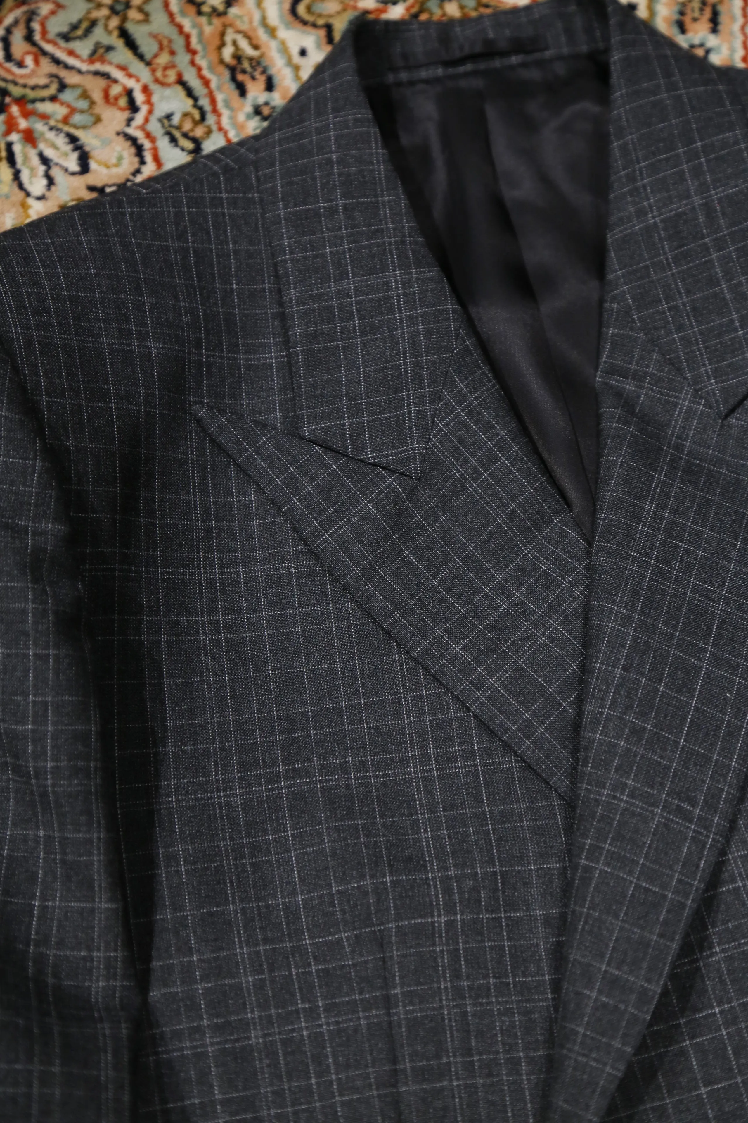 Check Double Breasted Jacket