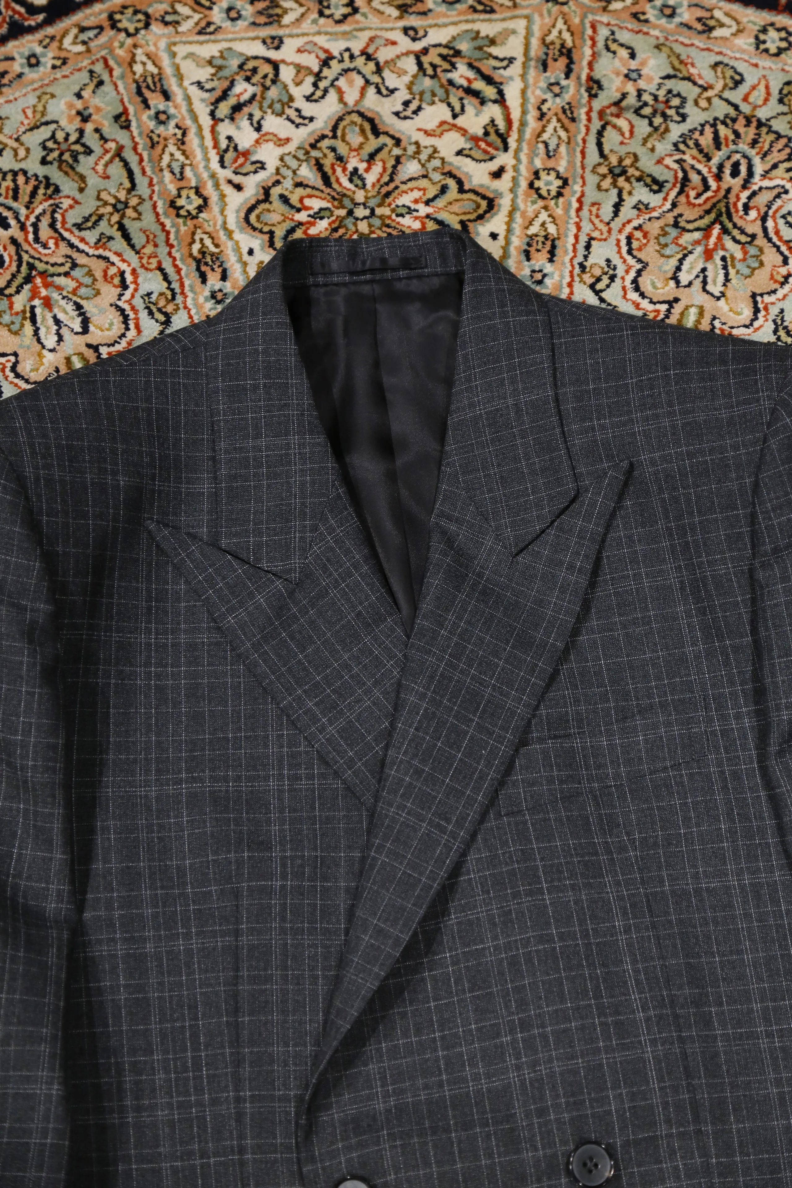 Check Double Breasted Jacket