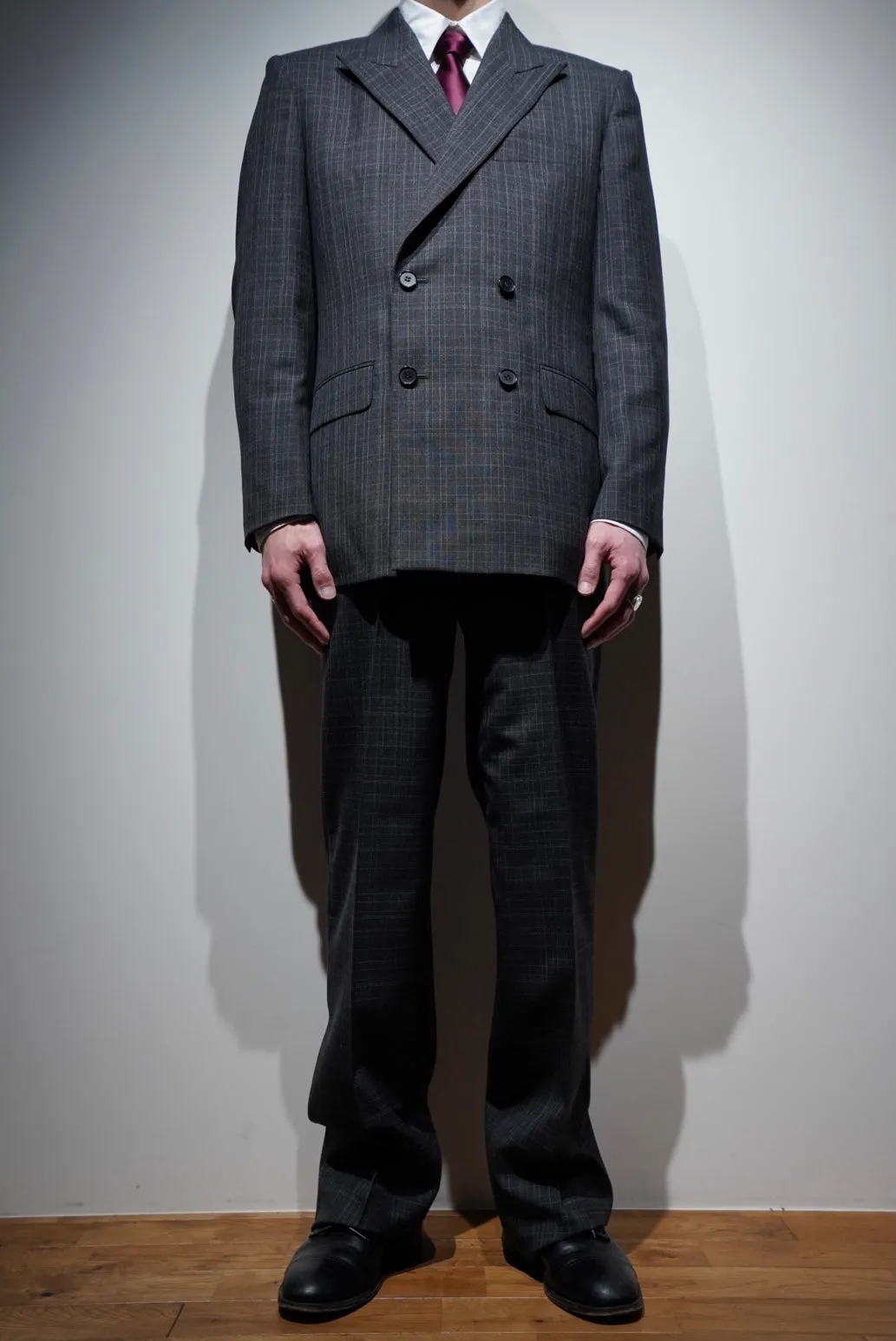 Check Double Breasted Jacket