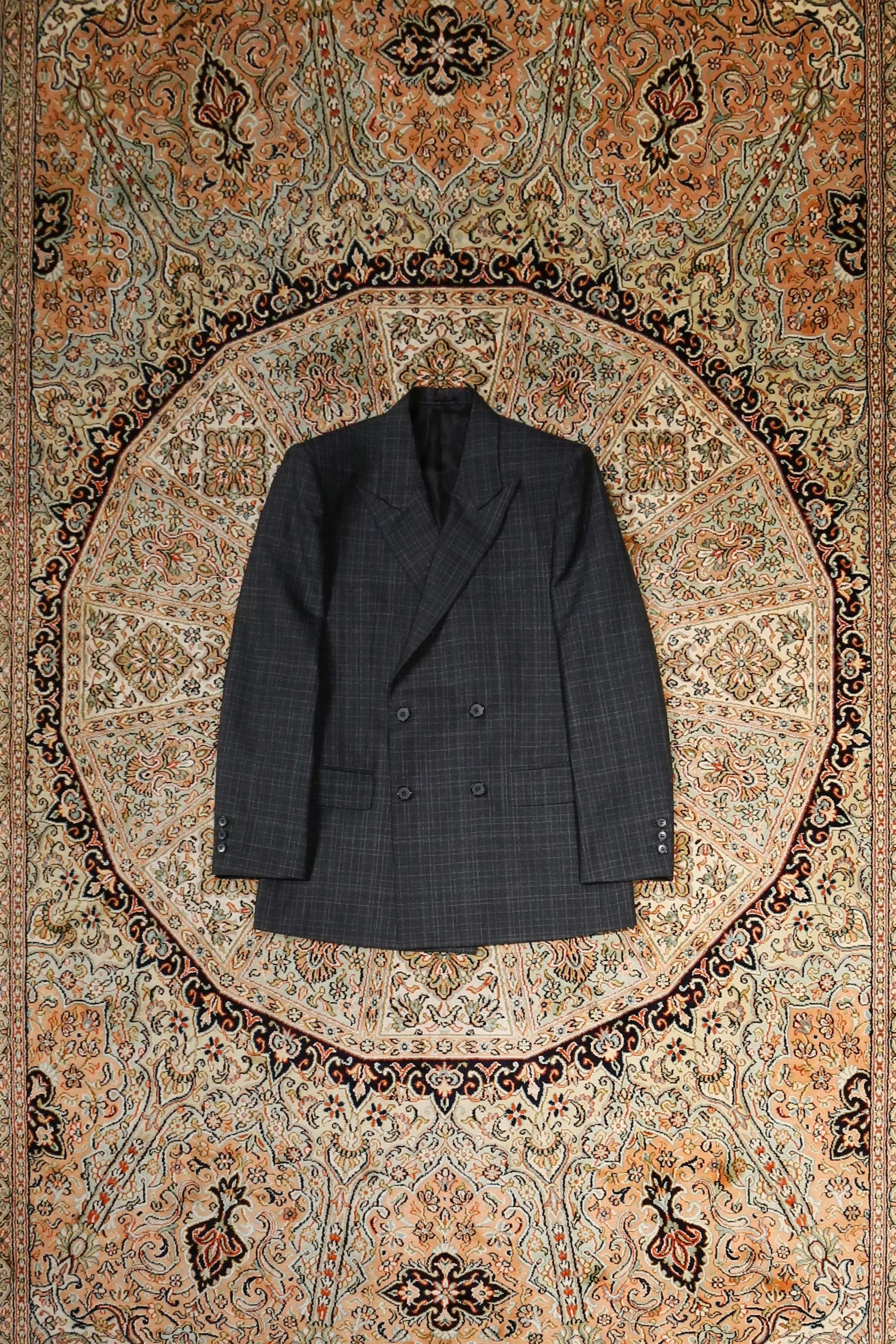 Check Double Breasted Jacket