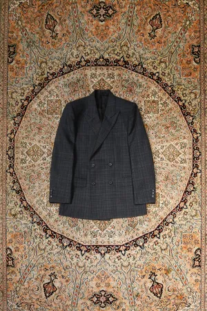 Check Double Breasted Jacket
