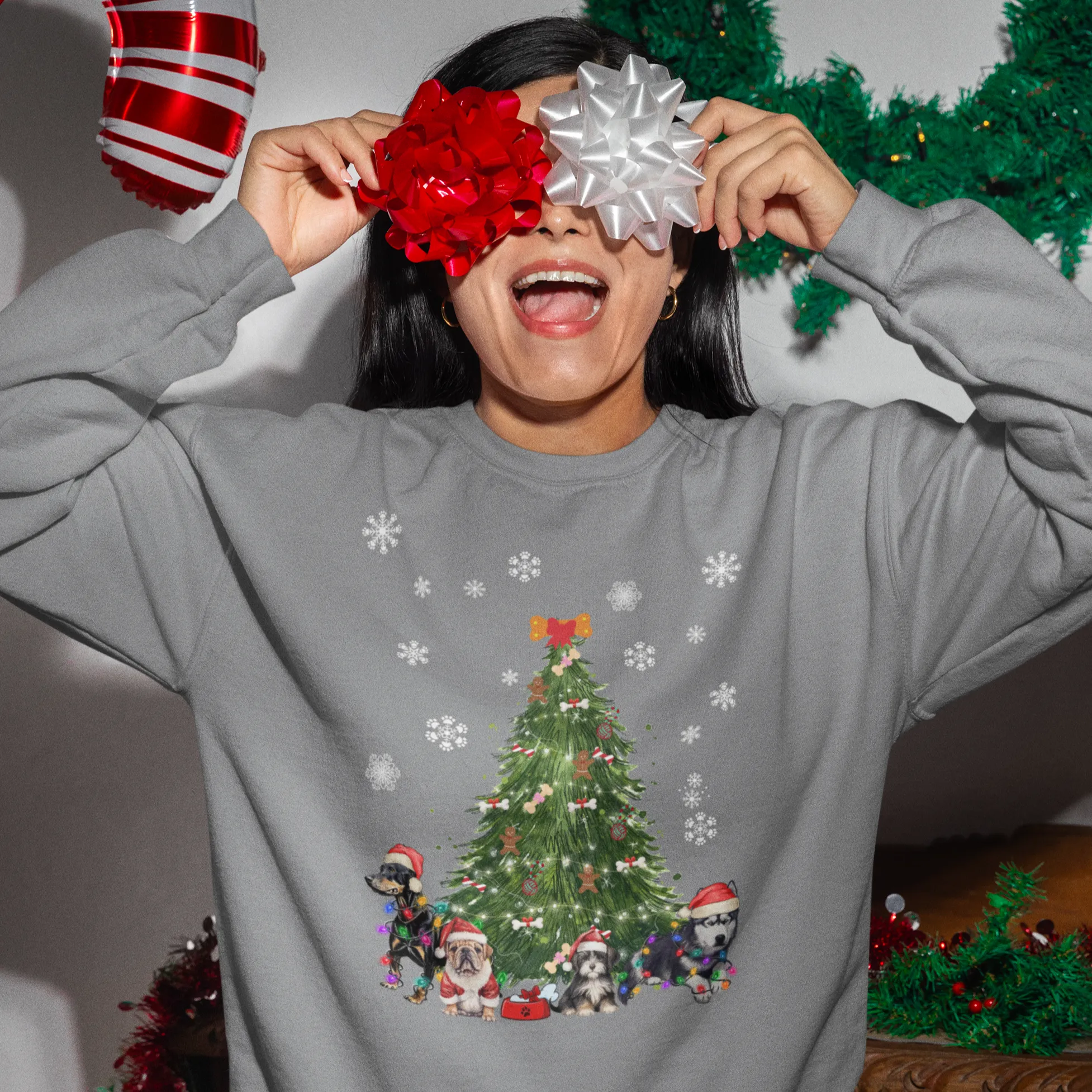 Christmas dog sweatshirt, dog owner christmas gift, dog christmas sweatshirt, christmas sweater, holiday sweater, christmas shirt, dog gift