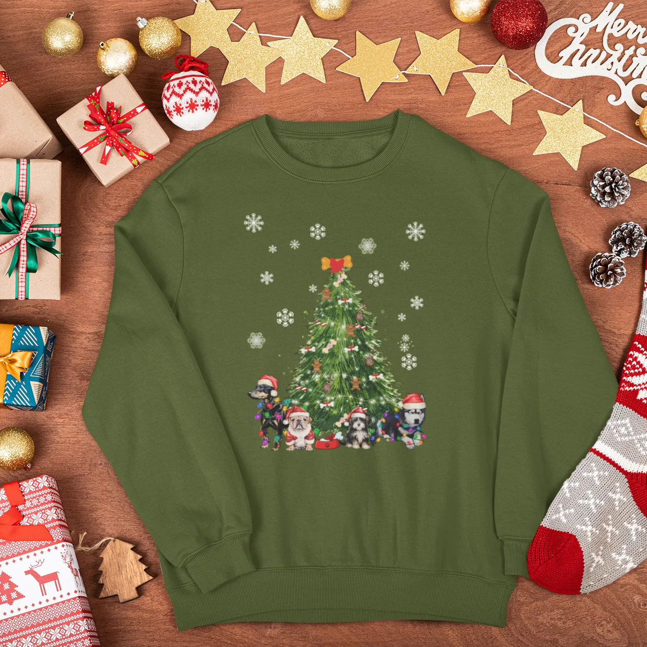 Christmas dog sweatshirt, dog owner christmas gift, dog christmas sweatshirt, christmas sweater, holiday sweater, christmas shirt, dog gift