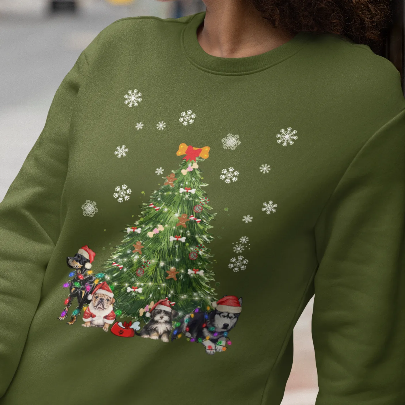 Christmas dog sweatshirt, dog owner christmas gift, dog christmas sweatshirt, christmas sweater, holiday sweater, christmas shirt, dog gift
