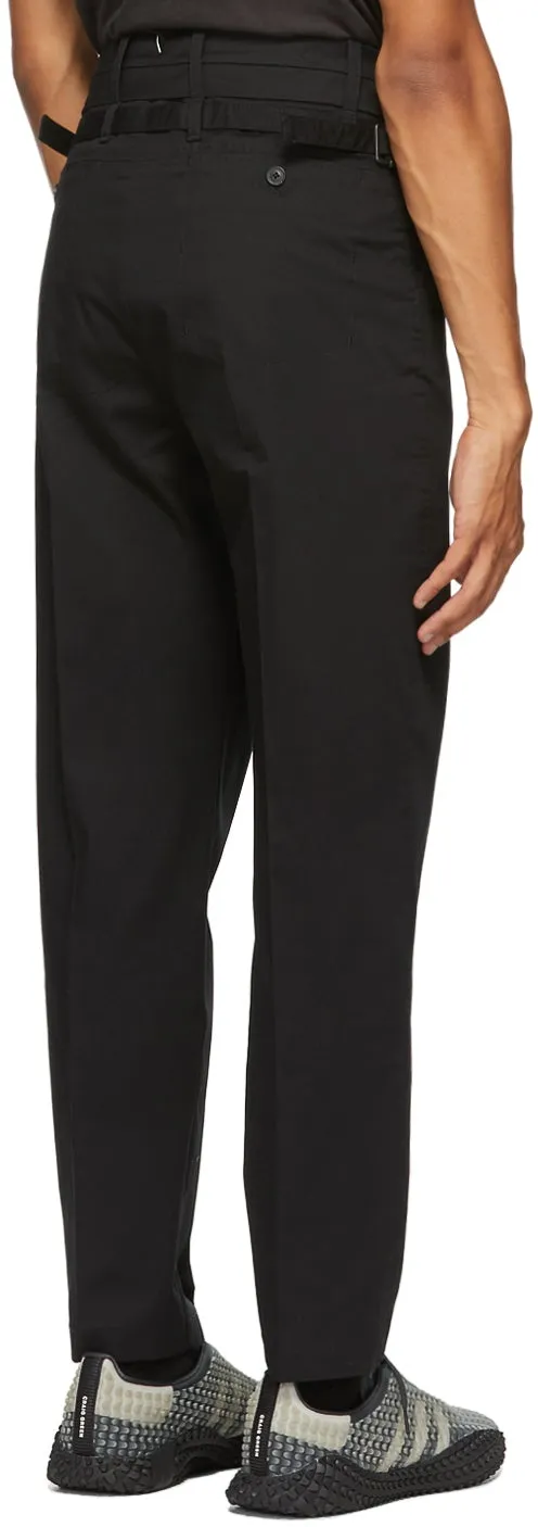 Craig Green Black Slim Uniform Trousers