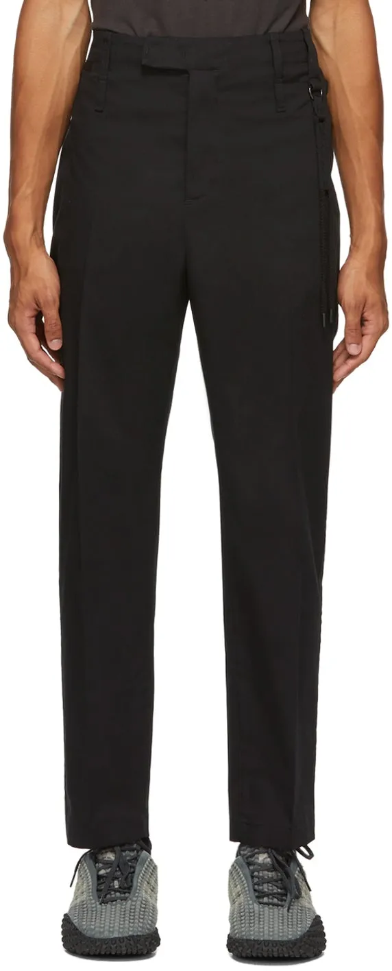 Craig Green Black Slim Uniform Trousers