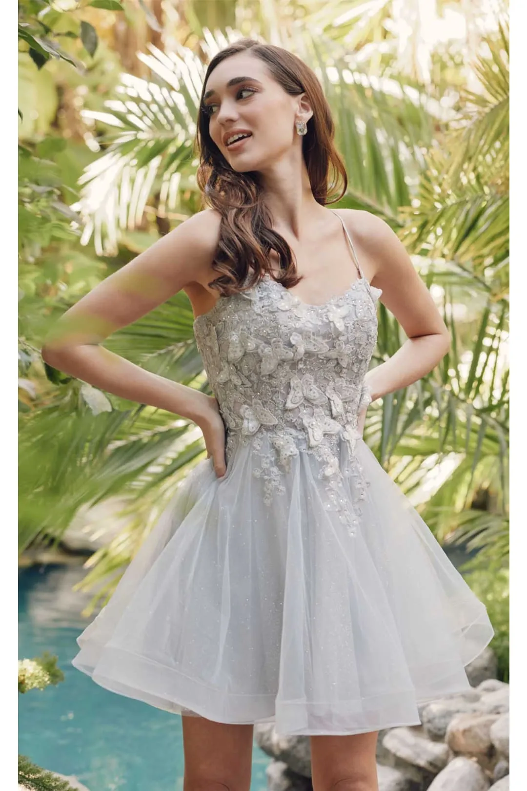 Dama Dresses for Quinceanera in Silver Style 902 Quince Outfit