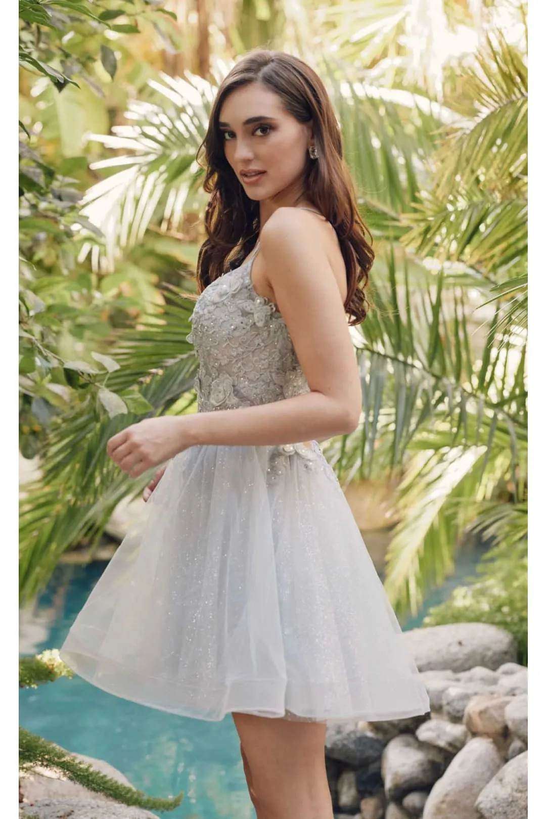 Dama Dresses for Quinceanera in Silver Style 902 Quince Outfit