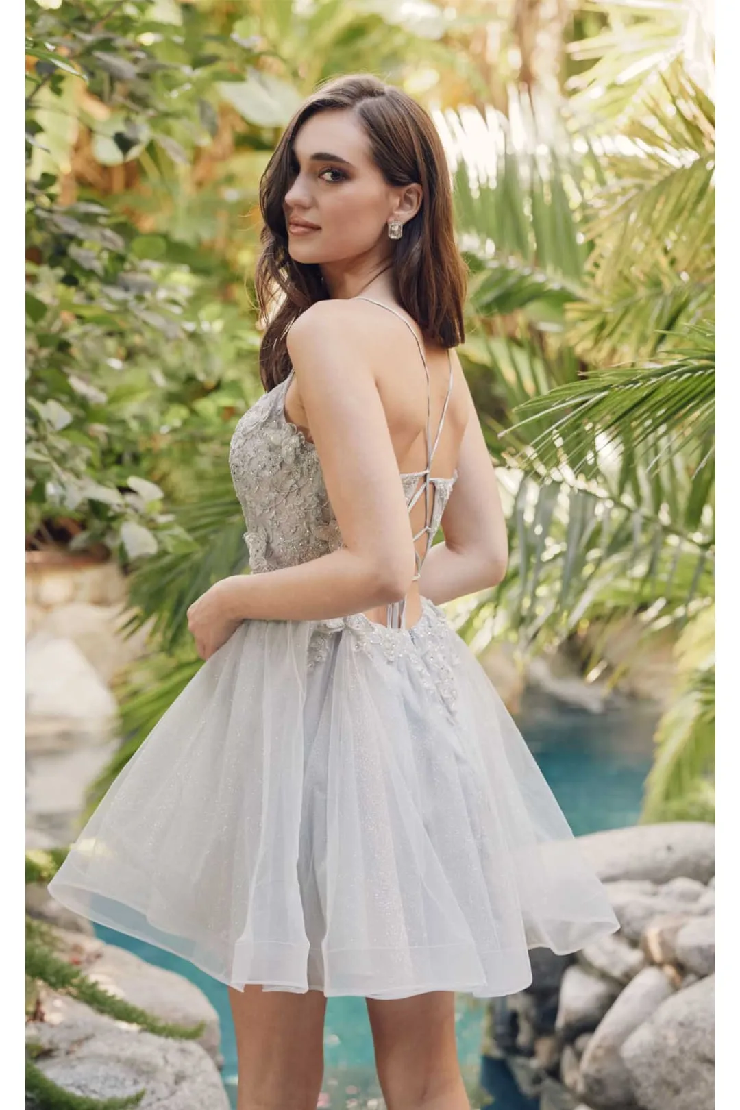 Dama Dresses for Quinceanera in Silver Style 902 Quince Outfit