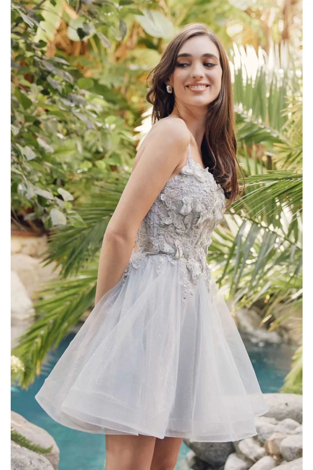 Dama Dresses for Quinceanera in Silver Style 902 Quince Outfit