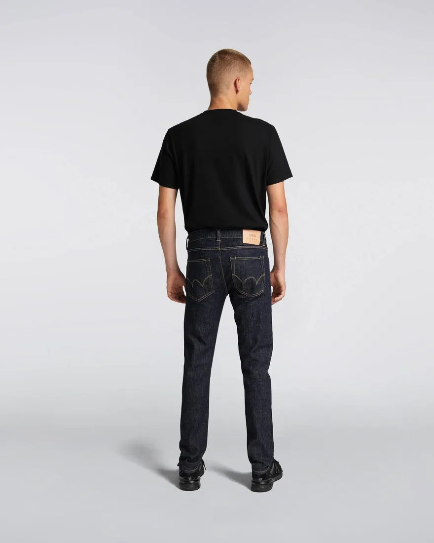 Edwin ED-85 CS Yuuki Blue Rinsed Contrast Slim Jeans