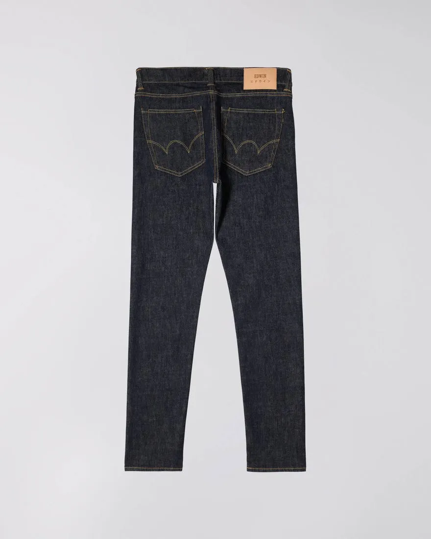 Edwin ED-85 CS Yuuki Blue Rinsed Contrast Slim Jeans
