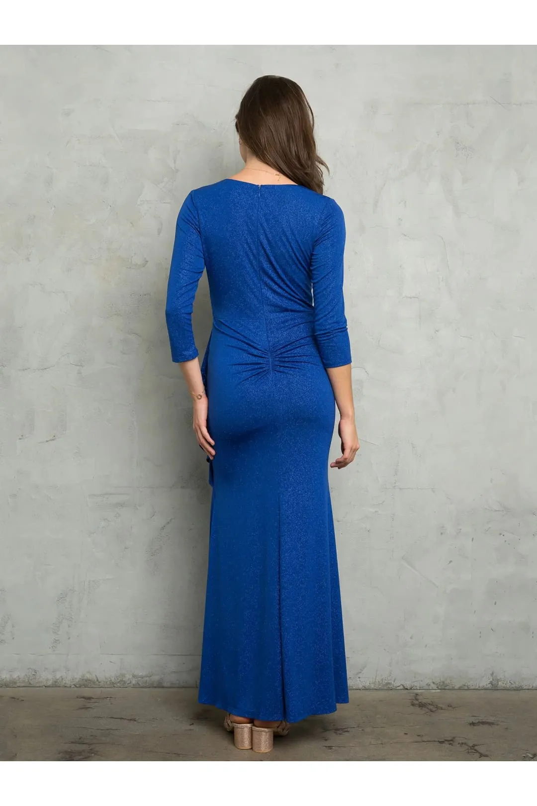 Eva USA 3472 Glitter Long Mother of the Bride Formal Dress