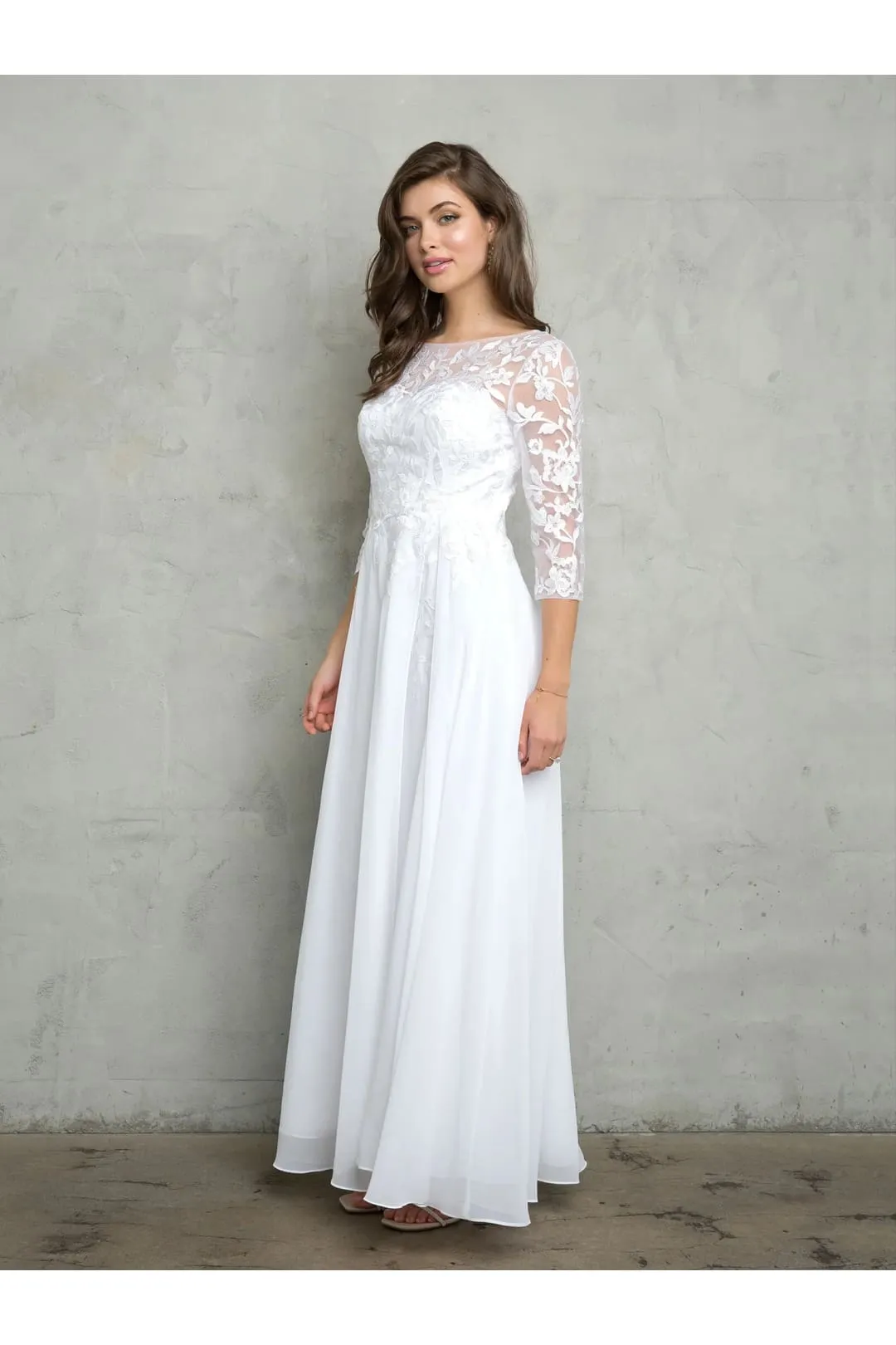 Eva USA 5258 Long A Line Mother of the Bride Formal Dress