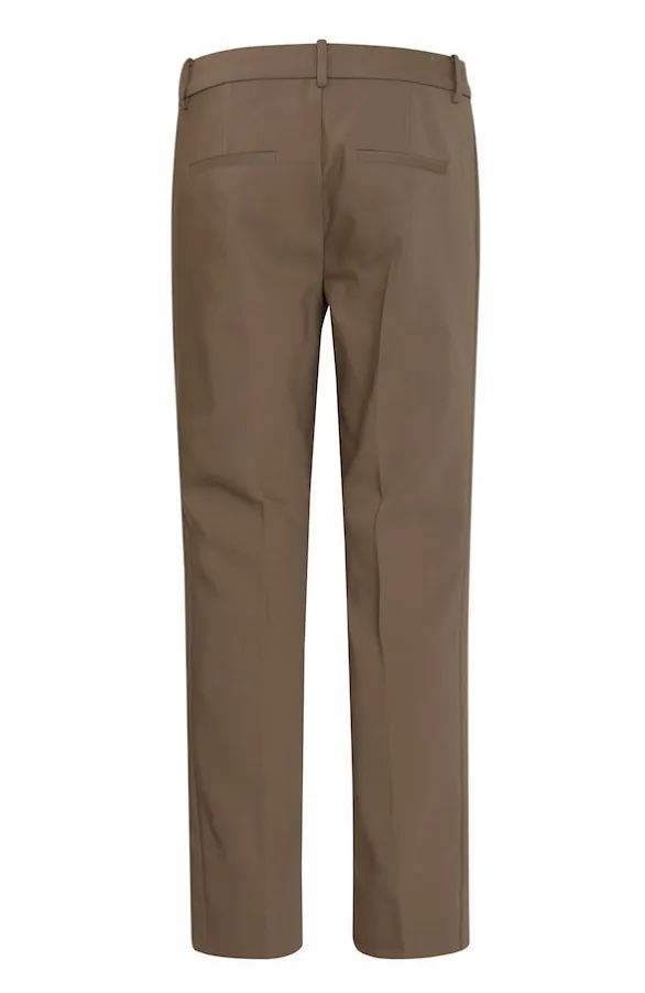 FRANSA<BR>
Vitta Tessa Trousers<BR>
Walnut<BR>
