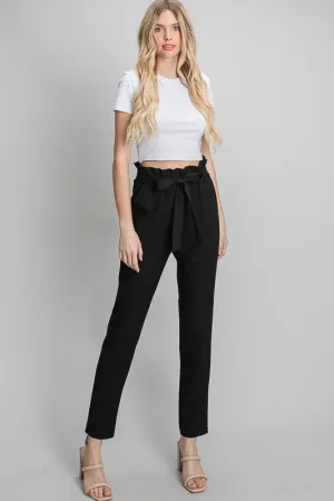 Front Tie Waist Trousers