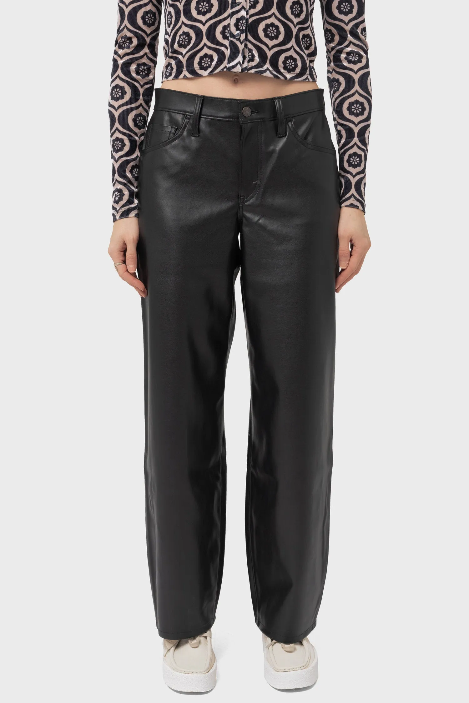 FX Leather Baggy Dad in Slippery Slope