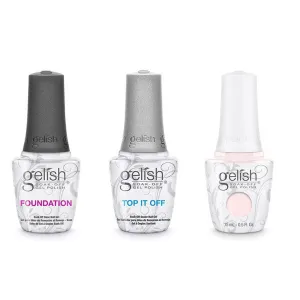Gelish Combo - Base, Top & Curls & Pearls