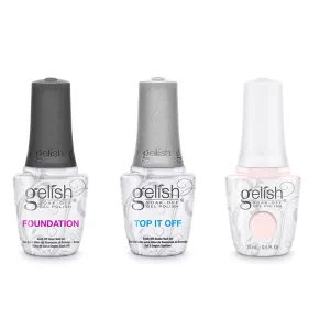 Gelish Combo - Base, Top & Curls & Pearls