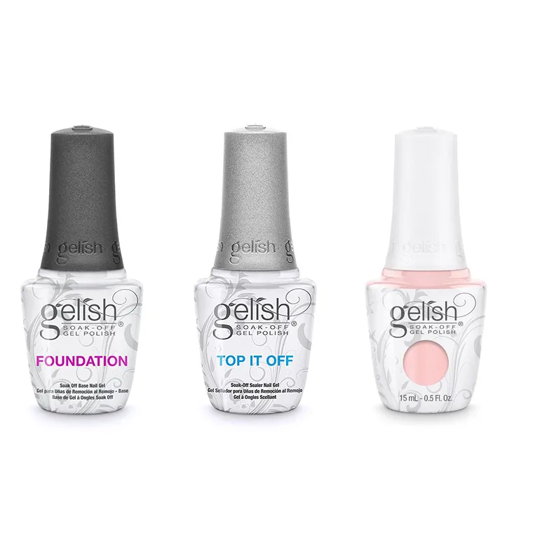 Gelish Combo - Base, Top & Once Upon A Mani