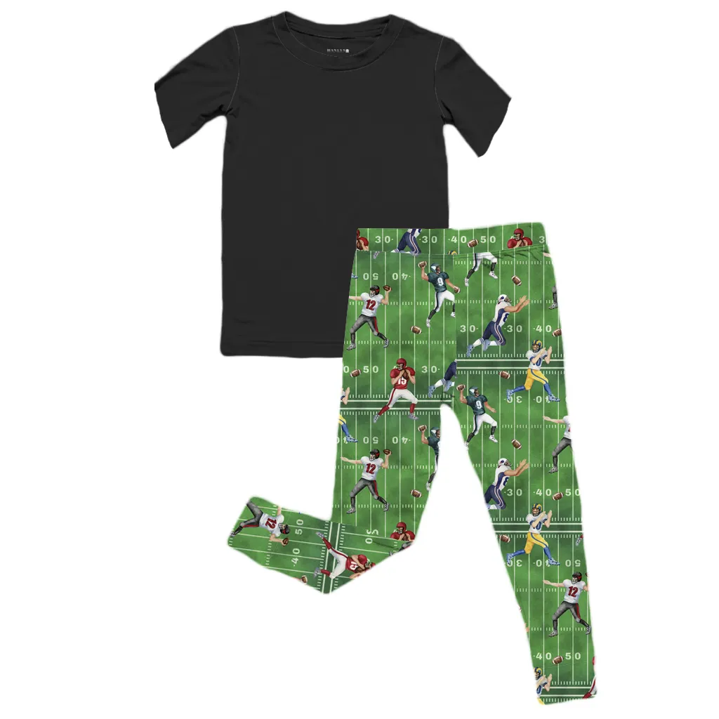Hanlyn Collective Men’s Short Sleeve Jogger Loungie - The Calm Before the Score