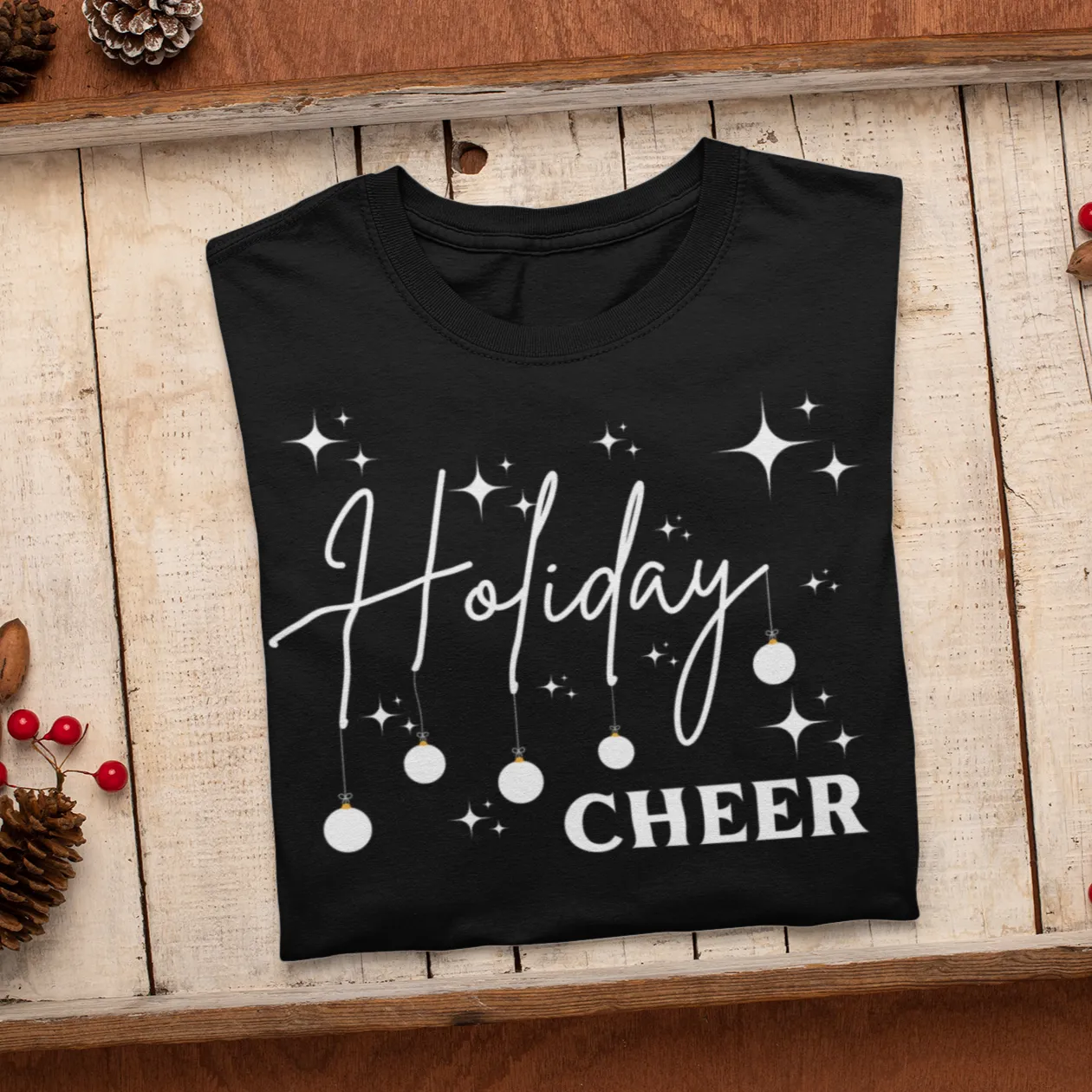 Holiday Cheer Shirt,Christmas Gift, Gift for her, Christmas Holiday Shirt, Christmas Sweatshirt,Christmas Party Idea, Red Christmas Shirt