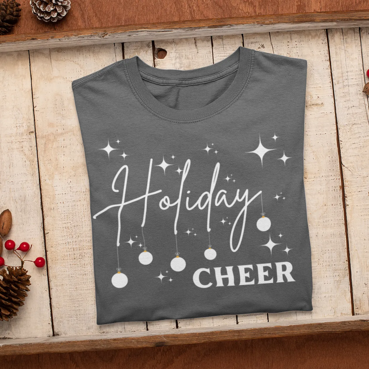 Holiday Cheer Shirt,Christmas Gift, Gift for her, Christmas Holiday Shirt, Christmas Sweatshirt,Christmas Party Idea, Red Christmas Shirt
