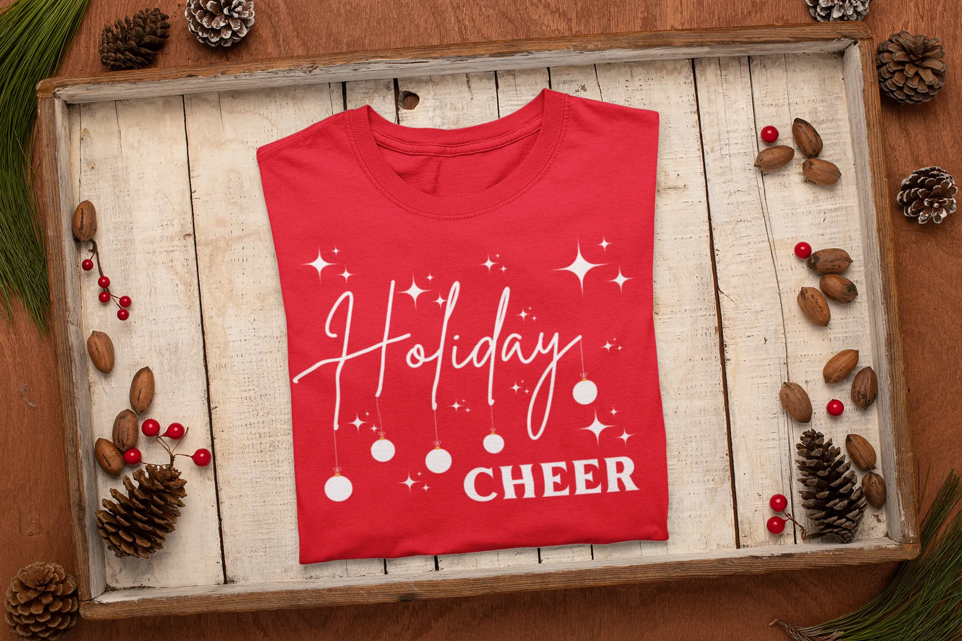 Holiday Cheer Shirt,Christmas Gift, Gift for her, Christmas Holiday Shirt, Christmas Sweatshirt,Christmas Party Idea, Red Christmas Shirt