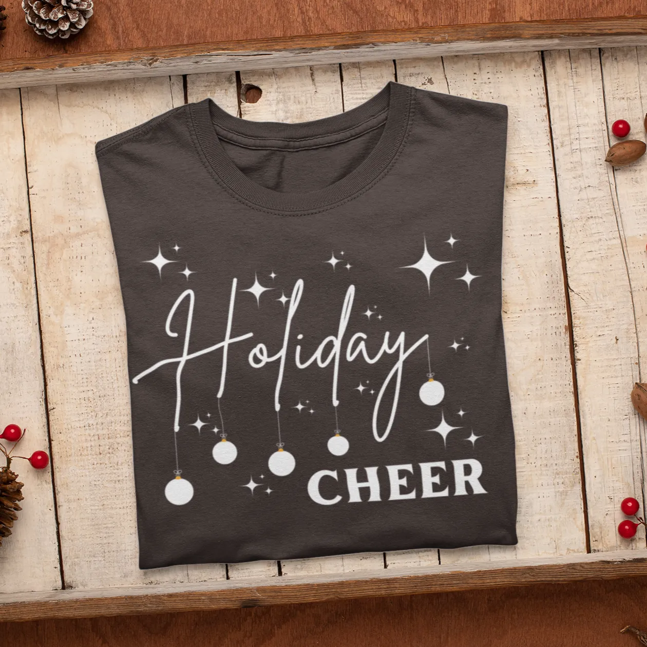 Holiday Cheer Shirt,Christmas Gift, Gift for her, Christmas Holiday Shirt, Christmas Sweatshirt,Christmas Party Idea, Red Christmas Shirt