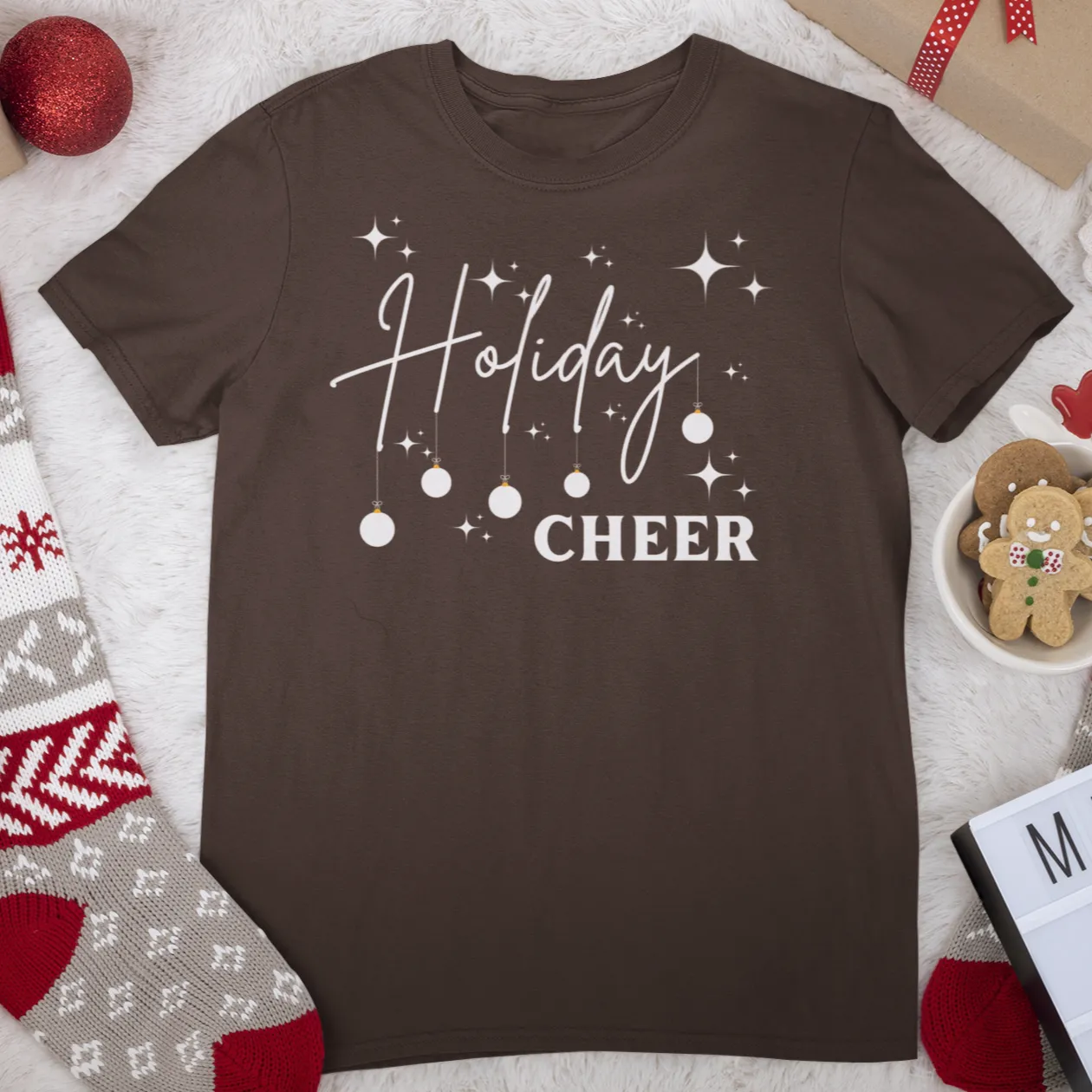 Holiday Cheer Shirt,Christmas Gift, Gift for her, Christmas Holiday Shirt, Christmas Sweatshirt,Christmas Party Idea, Red Christmas Shirt