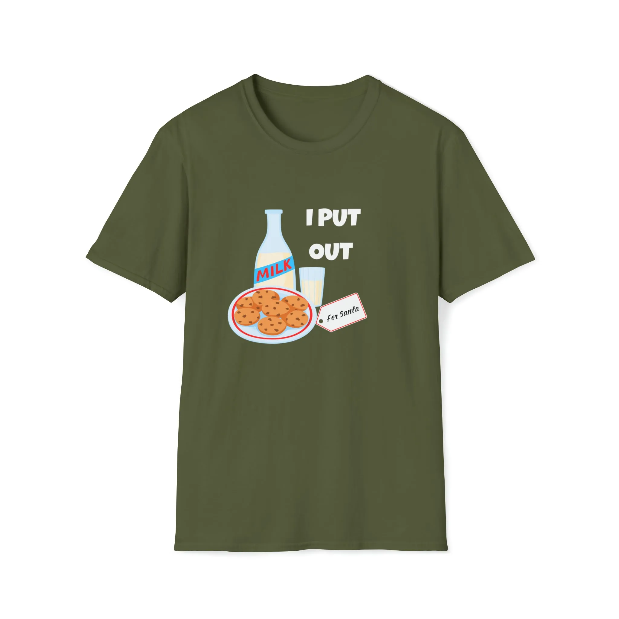 I Put Out Milk and Cookies Shirt, Merry and Bright Shirt,Christmas Tree,Christmas Tshirt,Holiday Shirt,Christmas Shirt,Merry and Bright,Xmas