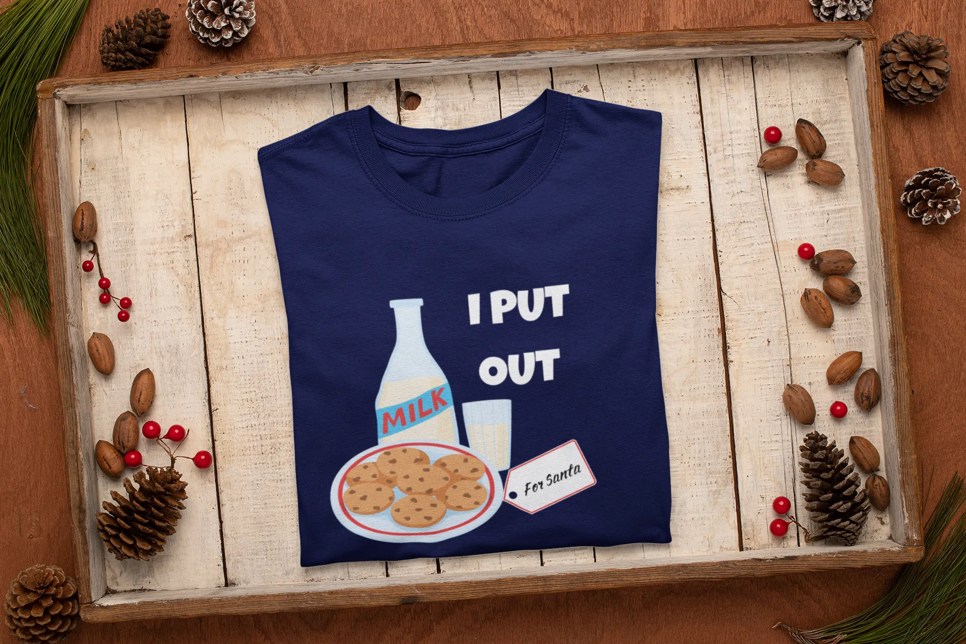 I Put Out Milk and Cookies Shirt, Merry and Bright Shirt,Christmas Tree,Christmas Tshirt,Holiday Shirt,Christmas Shirt,Merry and Bright,Xmas