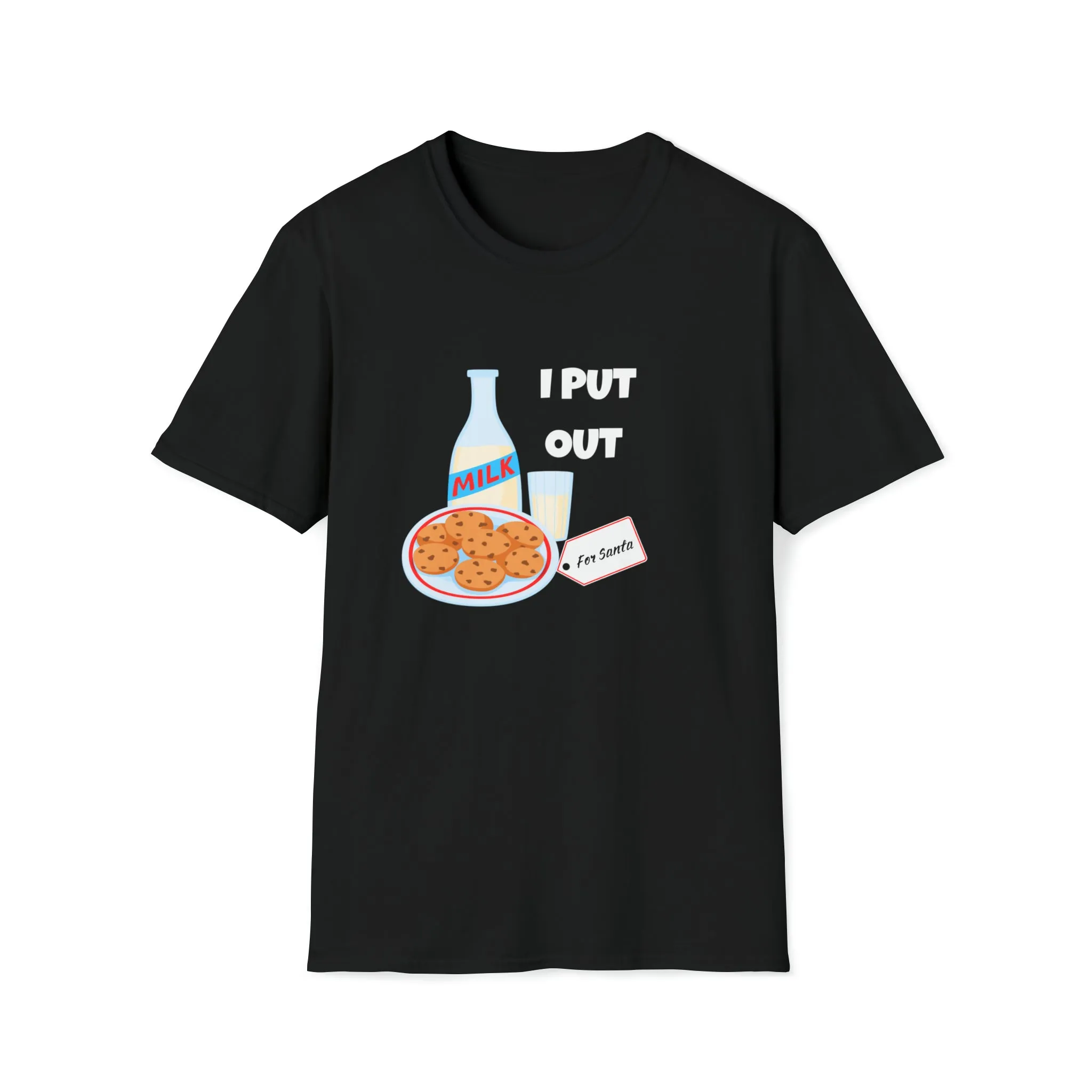 I Put Out Milk and Cookies Shirt, Merry and Bright Shirt,Christmas Tree,Christmas Tshirt,Holiday Shirt,Christmas Shirt,Merry and Bright,Xmas