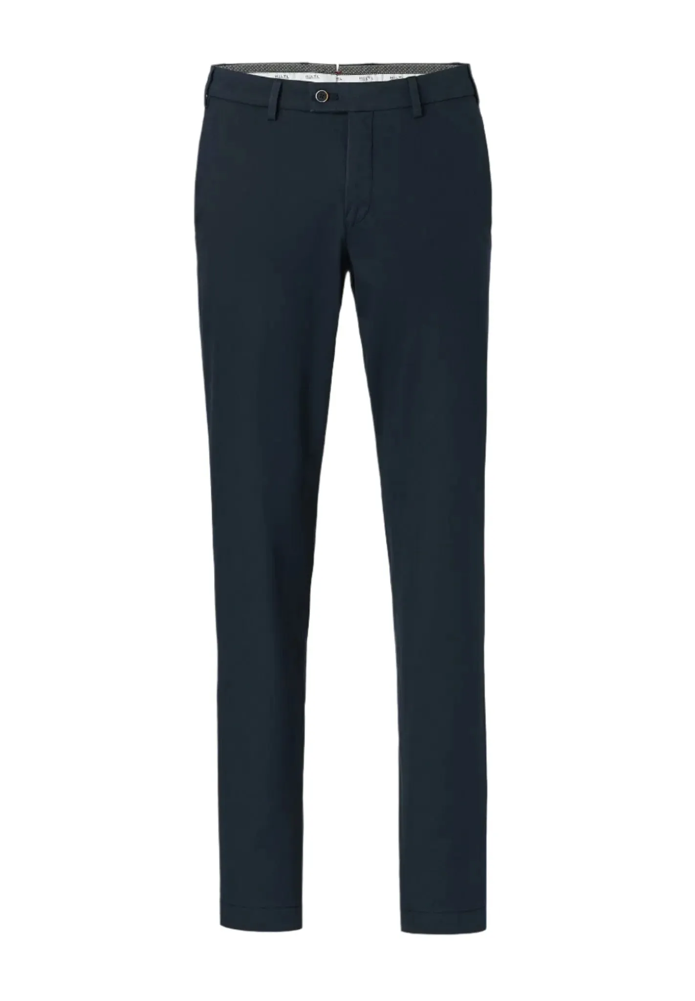 ID24785-Hiltl- Navy Tricotine Cotton Trouser