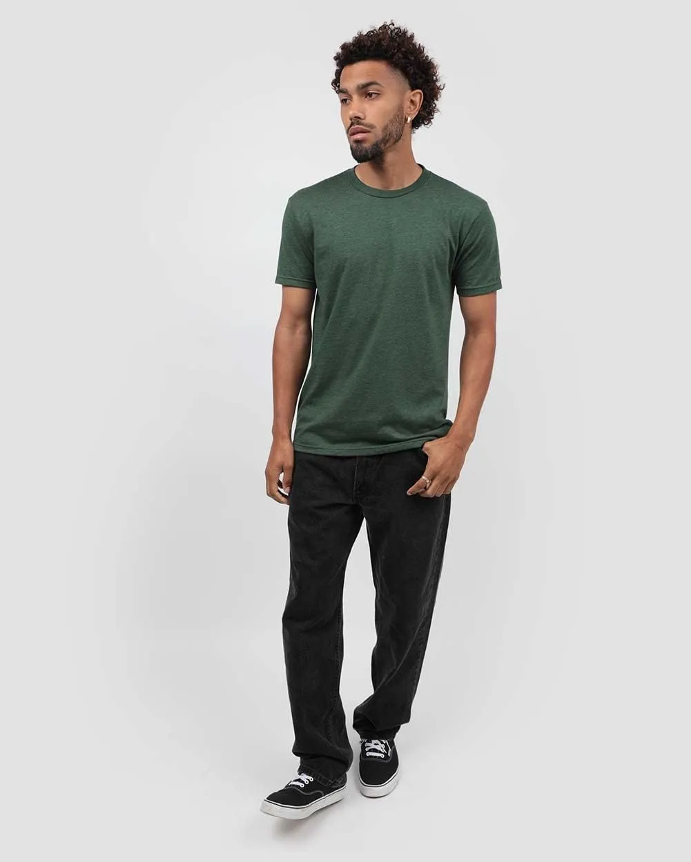 INTO THE AM Mens T Shirt Packs - Short Sleeve Crew Neck Soft Fitted Tees S - 4XL Fresh Classic Tshirts