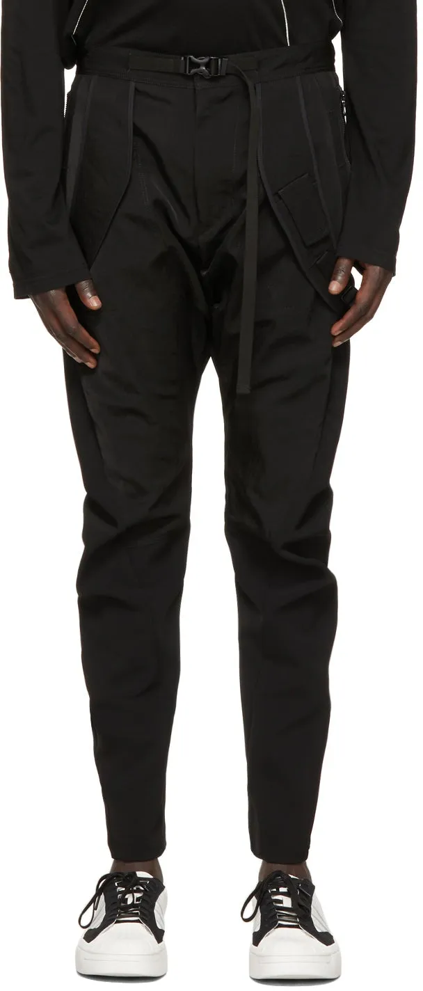 Julius Black Slim Strap Trousers